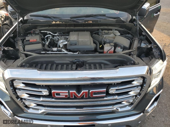2022 GMC Sierra 1500 Limited SLT with VIN 1GTU9DET3NZ209690, listed as a Copart auction lot 88493815 with 38,125 mi miles and Salvage Title. Bid and sale history available at carsss.com. Image 12.