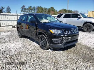 2018 Jeep Compass Sport with VIN 3C4NJCAB0JT462809, listed as a Copart auction lot 49535175 with 79,164 mi miles and Salvage Title. Bid and sale history available at carsss.com. Image 14.