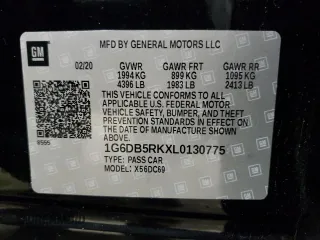 2020 Cadillac CT4 Premium Luxury z VIN 1G6DB5RKXL0130775, wystawiony jako Copart lot #44819285 z przebiegiem 58 338 mil mil oraz Szkoda całkowita • Salvage title. Historia ofert i sprzedaży dostępna na DreamBid. Obrazek 12.