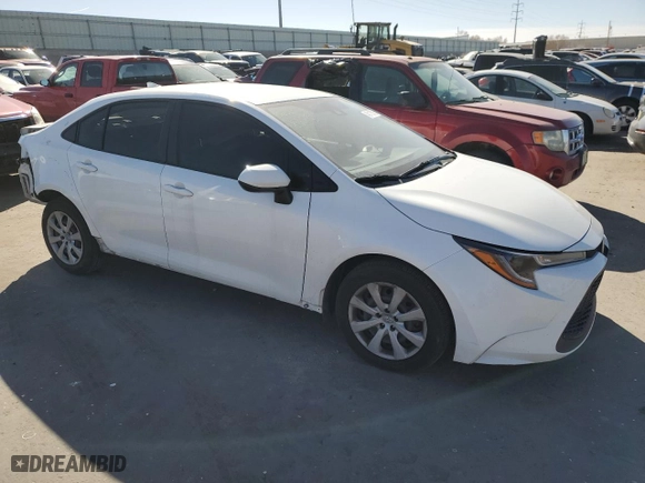 2022 Toyota Corolla LE with VIN JTDEPMAE5N3008443, listed as a Copart auction lot 45112515 with 54,688 mi miles and Salvage Title. Bid and sale history available at carsss.com. Image 4.