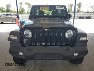 2020 Jeep Wrangler Unlimited Sport z VIN 1C4HJXDM3LW231868, wystawiony jako Copart lot #60890985 z przebiegiem 46 087 mil mil oraz Szkoda całkowita • Salvage title. Historia ofert i sprzedaży dostępna na DreamBid. Obrazek 5.