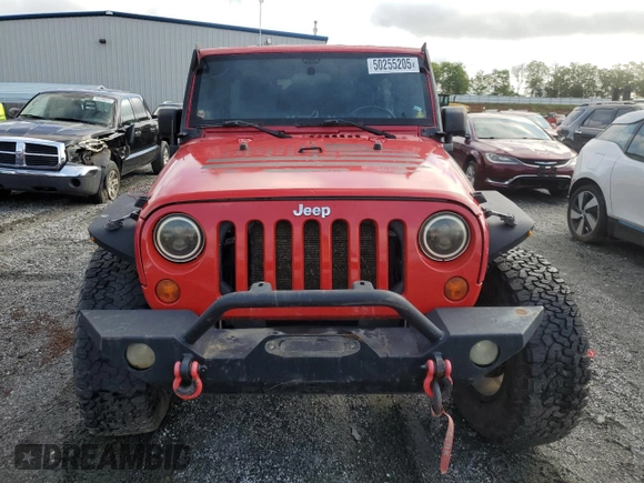2008 Jeep Wrangler Unlimited X с VIN 1J8GA39138L519667, выставлен на аукционе Copart как лот 50255205 с пробегом 176 412 миль миль и Списание • Salvage title. История ставок и продаж доступна на DreamBid. Изображение 5.