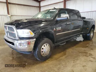 2014 Ram 3500 Laramie z VIN 3C63RRML0EG196849, wystawiony jako Copart lot #59505995 z przebiegiem 75 029 mil mil oraz Szkoda całkowita • Salvage title. Historia ofert i sprzedaży dostępna na DreamBid. Obrazek 1.