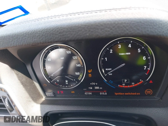 2019 BMW 2 Series 230i with VIN WBA2M7C56KVD52017, listed as a IAAI auction lot 41922976 with 42,194 mi miles and . Bid and sale history available at carsss.com. Image 16.