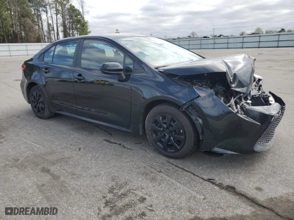 2021 Toyota Corolla LE with VIN 5YFEPMAE7MP216216, listed as a Copart auction lot 49211335 with 90,372 mi miles and Salvage Title. Bid and sale history available at carsss.com. Image 4.