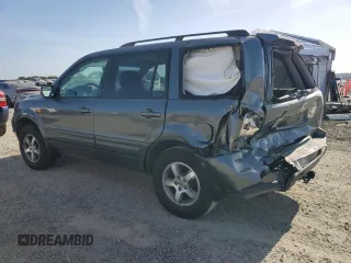 2008 Honda Pilot EX-L with VIN 5FNYF18558B005554, listed as a Copart auction lot 53921465 with 255,166 mi miles and Salvage Title. Bid and sale history available at DreamBid. Image 2.