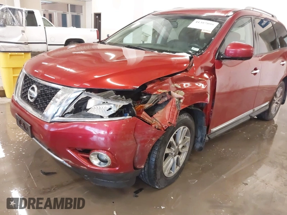 2016 Nissan Pathfinder Platinum z VIN 5N1AR2MM1GC617754, wystawiony jako IAAI lot #41387899 z przebiegiem 105 936 mil mil oraz . Historia ofert i sprzedaży dostępna na DreamBid. Obrazek 6.