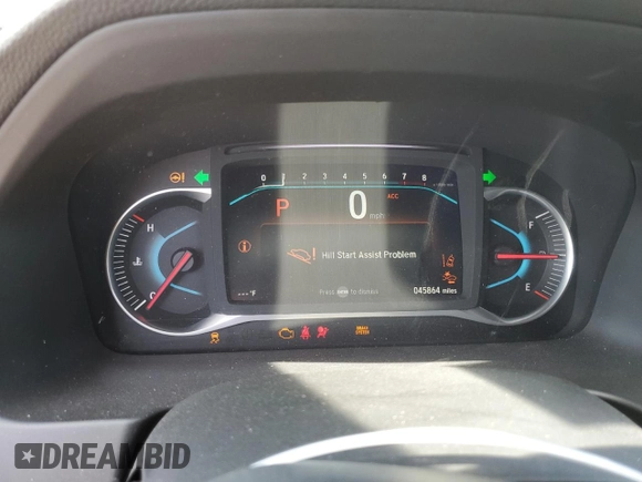 2021 Honda Passport EX-L with VIN 5FNYF7H58MB004010, listed as a Copart auction lot 49395925 with 45,864 mi miles and Salvage Title. Bid and sale history available at DreamBid. Image 9.