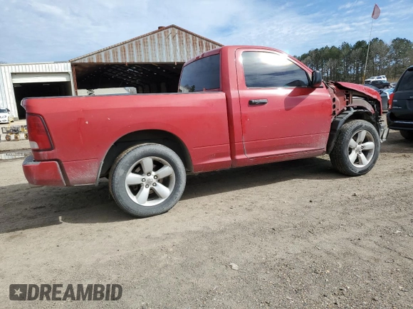 2013 Ram 1500 Express with VIN 3C6JR6AT5DG505546, listed as a Copart auction lot 46169015 with 169,223 mi miles and Salvage title. Bid and sale history available at DreamBid. Image 3.