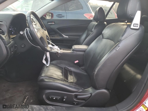 2011 Lexus IS 250C with VIN JTHFF2C2XB2519645, listed as a Copart auction lot 45910135 with 160,182 mi miles and Clean Title. Bid and sale history available at carsss.com. Image 7.