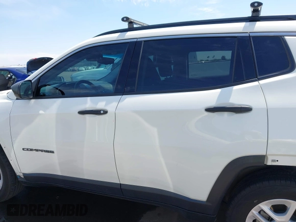 2020 Jeep Compass Sport with VIN 3C4NJCAB5LT253133, listed as a IAAI auction lot 42181816 with 76,255 mi miles and . Bid and sale history available at DreamBid. Image 15.