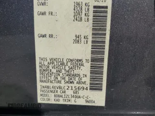 2020 Nissan Altima 2.5 SL with VIN 1N4BL4EV8LC215694, listed as a Copart auction lot 47410145 with 156,191 mi miles and Salvage Title. Bid and sale history available at carsss.com. Image 14.