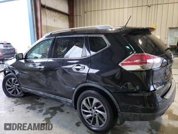 2016 Nissan Rogue SL with VIN 5N1AT2MV9GC738798, listed as a Copart auction lot 52152975 with 76,444 mi miles and Salvage Title. Bid and sale history available at DreamBid. Image 2.