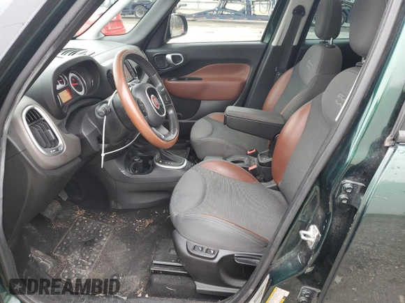 2014 FIAT 500L Trekking with VIN ZFBCFADH4EZ023773, listed as a Copart auction lot 45452395 with 90,375 mi miles and Salvage Title. Bid and sale history available at DreamBid. Image 7.