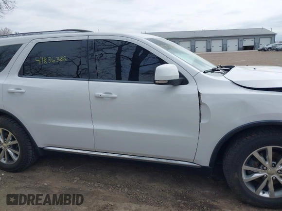 2015 Dodge Durango Limited with VIN 1C4RDHDG4FC714612, listed as a IAAI auction lot 41836382 with 169,516 mi miles and . Bid and sale history available at carsss.com. Image 14.