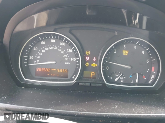 2005 BMW X3 3.0i with VIN WBXPA934X5WD13064, listed as a IAAI auction lot 41920713 with 283,592 mi miles. Bid and sale history available at carsss.com. Image 7.