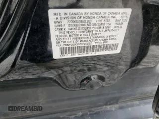 2012 Acura MDX Tech Pkg with VIN 2HNYD2H31CH500292, listed as a Copart auction lot 54661635 with 136,885 mi miles and Salvage Title. Bid and sale history available at carsss.com. Image 13.
