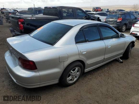 2000 Mitsubishi Galant with VIN 4A3AA46LXYE179220, listed as a Copart auction lot 44615815 with 142,054 mi miles and Salvage Title. Bid and sale history available at DreamBid. Image 3.