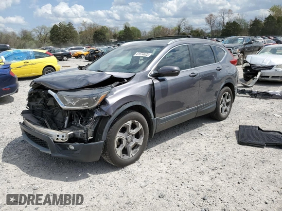 2018 Honda CR-V EX-L with VIN 7FARW2H87JE021642, listed as a Copart auction lot 51574625 with 120,443 mi miles and Salvage Title. Bid and sale history available at carsss.com. Image 1.