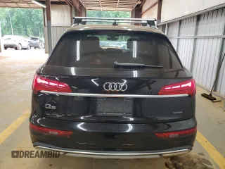 2021 Audi Q5 Premium Plus with VIN WA1BAAFY8M2116737, listed as a Copart auction lot 55652865 with 63,176 mi miles and Salvage title. Bid and sale history available at DreamBid. Image 6.