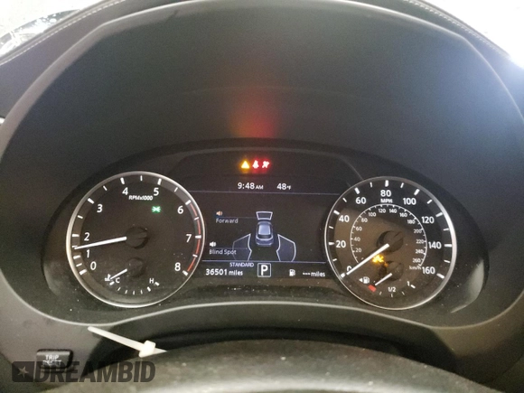 2019 Infiniti QX50 LUXE with VIN 3PCAJ5M33KF122889, listed as a Copart auction lot 50081743 with 36,501 mi miles. Bid and sale history available at carsss.com. Image 9.
