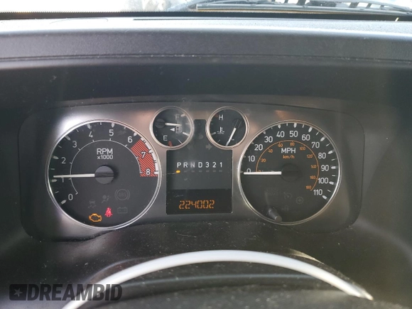 2007 Hummer H3 SUV with VIN 5GTDN13EX78196906, listed as a Copart auction lot 84805334 with 224,002 mi miles and Salvage Title. Bid and sale history available at DreamBid. Image 9.