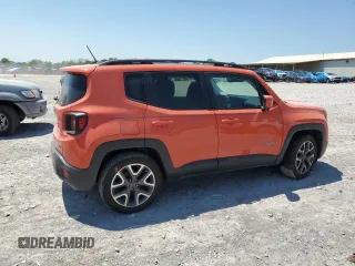 2017 Jeep Renegade Latitude with VIN ZACCJABBXHPF77140, listed as a Copart auction lot 54737895 with 157,373 mi miles and Salvage title. Bid and sale history available at DreamBid. Image 3.