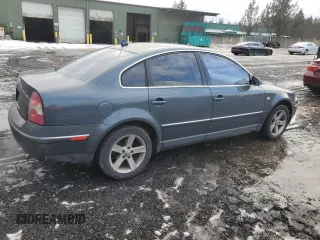 2004 Volkswagen Passat GLX with VIN WVWRH63B94P106041, listed as a Copart auction lot 45535185 with 205,883 mi miles and Salvage title. Bid and sale history available at DreamBid. Image 3.