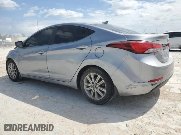 2016 Hyundai Elantra SE z VIN 5NPDH4AE1GH658421, wystawiony jako Copart lot #50765875 z przebiegiem 170 037 mil mil oraz Szkoda całkowita • Salvage title. Historia ofert i sprzedaży dostępna na DreamBid. Obrazek 2.