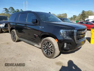 2021 GMC Yukon AT4 with VIN 1GKS2CKD4MR434657, listed as a Copart auction lot 48391035 with 78,769 mi miles and Salvage Title. Bid and sale history available at carsss.com. Image 4.