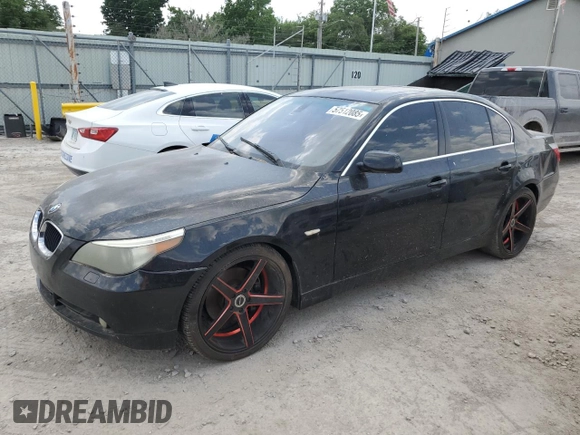 2004 BMW 5 Series 530i с VIN WBANA73594B065858, выставлен на аукционе Copart как лот 57512085 с пробегом 224 687 миль миль и Чистый • Clean title. История ставок и продаж доступна на DreamBid. Изображение 1.