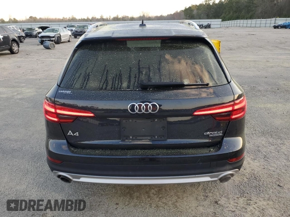 2017 Audi allroad A4 Premium with VIN WA17NAF49HA144081, listed as a Copart auction lot 49381525 with 50,979 mi miles and Salvage Title. Bid and sale history available at DreamBid. Image 6.
