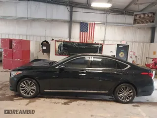 2015 Hyundai Genesis 3.8L with VIN KMHGN4JE1FU012186, listed as a IAAI auction lot 41753637 with 91,241 mi miles. Bid and sale history available at carsss.com. Image 14.