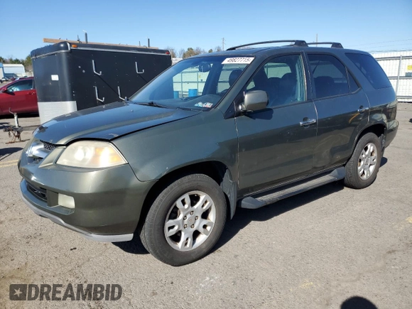 2006 Acura MDX Touring with VIN 2HNYD18616H508806, listed as a Copart auction lot 49827715 with 289,638 mi miles and Salvage Title. Bid and sale history available at carsss.com. Image 1.