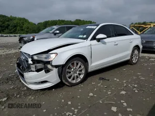 2015 Audi A3 Premium z VIN WAUACGFFXF1008395, wystawiony jako Copart lot #58793295 z przebiegiem Nie podano mil oraz Szkoda całkowita • Salvage title. Historia ofert i sprzedaży dostępna na DreamBid. Obrazek 1.