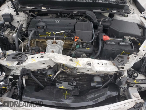 2019 Acura TLX w/Technology Pkg with VIN 19UUB1F58KA000864, listed as a Copart auction lot 45185355 with 68,646 mi miles and Salvage Title. Bid and sale history available at carsss.com. Image 11.