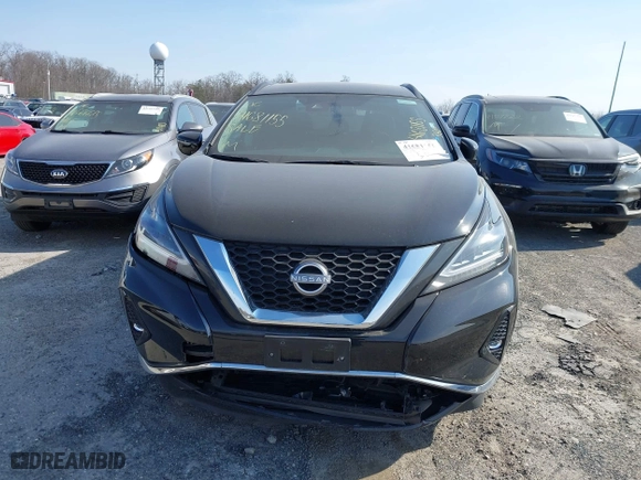 2023 Nissan Murano SV with VIN 5N1AZ2BS0PC132250, listed as a IAAI auction lot 41681155 with 45,067 mi miles. Bid and sale history available at carsss.com. Image 12.