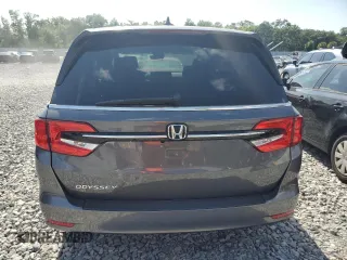2023 Honda Odyssey EX-L z VIN 5FNRL6H60PB058132, wystawiony jako Copart lot #57802385 z przebiegiem 17 248 mil mil oraz Szkoda całkowita • Salvage title. Historia ofert i sprzedaży dostępna na DreamBid. Obrazek 6.