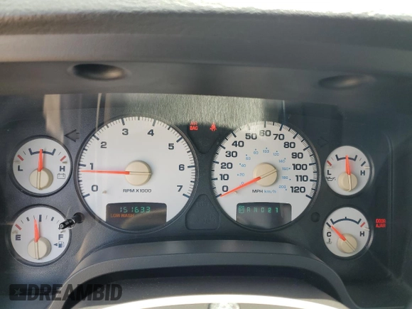 2004 Dodge 1500 SLT with VIN 1D7HA18D64S632787, listed as a Copart auction lot 54000815 with 151,633 mi miles and Salvage Title. Bid and sale history available at DreamBid. Image 9.