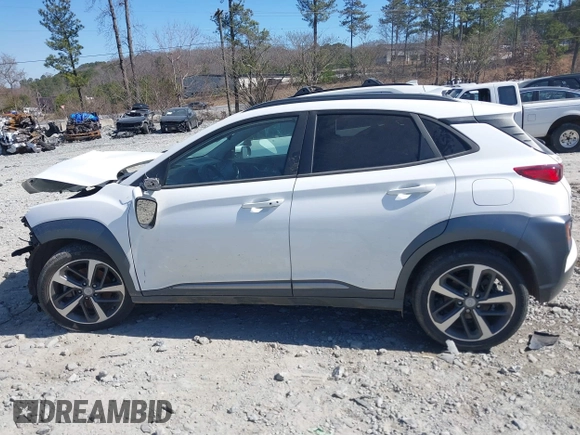 2021 Hyundai Kona Limited with VIN KM8K33A59MU731645, listed as a IAAI auction lot 41610100 with 33,572 mi miles. Bid and sale history available at carsss.com. Image 14.