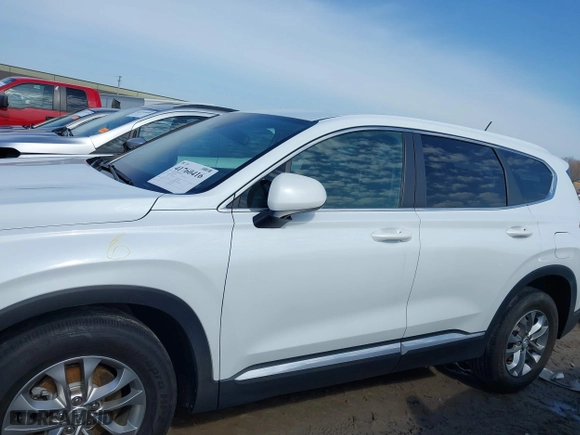 2019 Hyundai Santa Fe SE with VIN 5NMS23AD3KH070603, listed as a IAAI auction lot 41760416 with 62,676 mi miles. Bid and sale history available at carsss.com. Image 14.