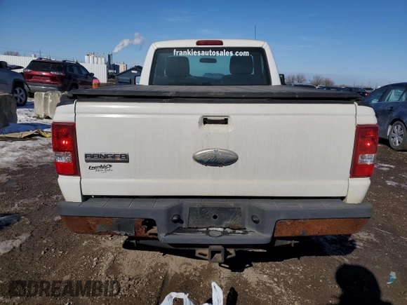 2010 Ford Ranger XL with VIN 1FTKR1AD4APA56912, listed as a Copart auction lot 45133235 with 84,005 mi miles and Salvage Title. Bid and sale history available at carsss.com. Image 6.