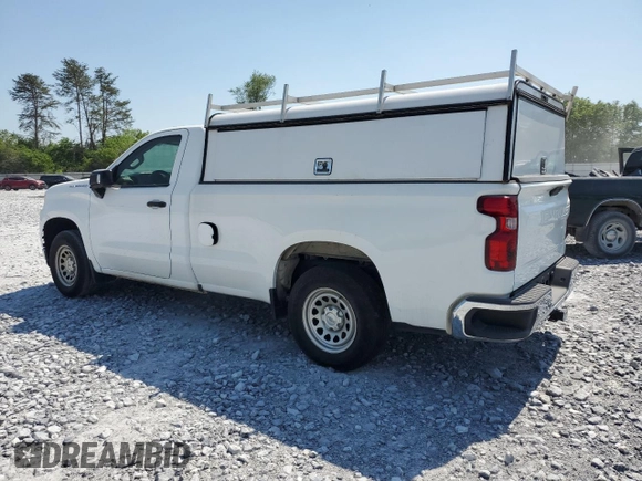 2020 Chevrolet Silverado 1500 Work Truck with VIN 3GCNWAEF8LG122810, listed as a Copart auction lot 52335935 with 99,971 mi miles and Clean Title. Bid and sale history available at carsss.com. Image 2.
