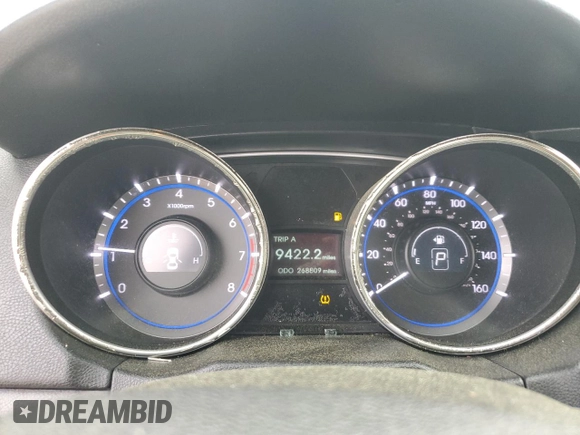 2012 Hyundai Sonata Limited with VIN 5NPEC4ACXCH350420, listed as a Copart auction lot 51709535 with 268,809 mi miles and Salvage Title. Bid and sale history available at carsss.com. Image 9.