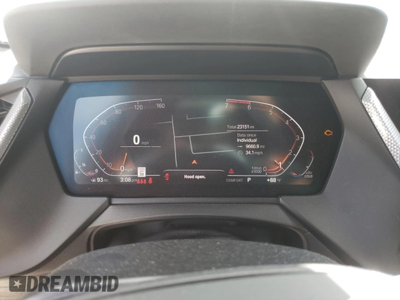 2024 BMW 2 Series 228i with VIN WBA53AK07R7P06545, listed as a Copart auction lot 49535715 with 23,151 mi miles and Salvage title. Bid and sale history available at DreamBid. Image 9.