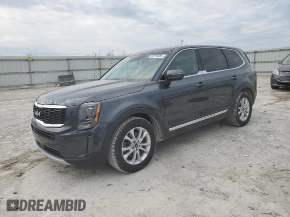 2022 Kia Telluride LX with VIN 5XYP2DHCXNG200934, listed as a Copart auction lot 50776385 with 93,430 mi miles and Salvage title. Bid and sale history available at DreamBid. Image 1.