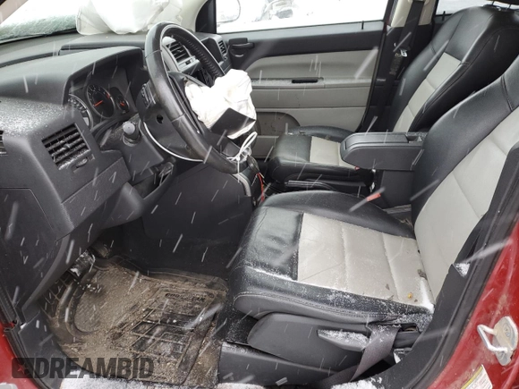 2007 Jeep Compass Limited with VIN 1J8FF57W67D256591, listed as a Copart auction lot 44167335 with 179,456 mi miles and Salvage Title. Bid and sale history available at carsss.com. Image 7.