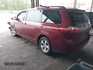 2016 Toyota Sienna LE AAS with VIN 5TDKK3DC0GS760526, listed as a IAAI auction lot 42424888 with 102,036 mi miles and . Bid and sale history available at DreamBid. Image 3.
