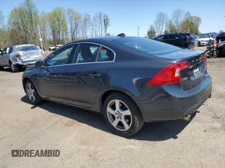 2013 Volvo S60 T5 with VIN YV1612FH4D2187425, listed as a Copart auction lot 54488905 with 123,777 mi miles and Salvage Title. Bid and sale history available at carsss.com. Image 2.
