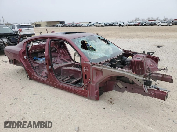 2019 Dodge Charger Scat Pack with VIN 2C3CDXGJ6KH519100, listed as a Copart auction lot 88072895 with Not Provided miles and Non Repairable. Bid and sale history available at DreamBid. Image 4.